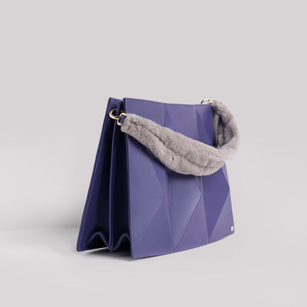 Hexella Accordion Purple Fluff
